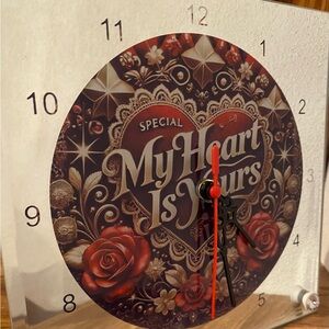 Custom Picture Frame Glass Clock.